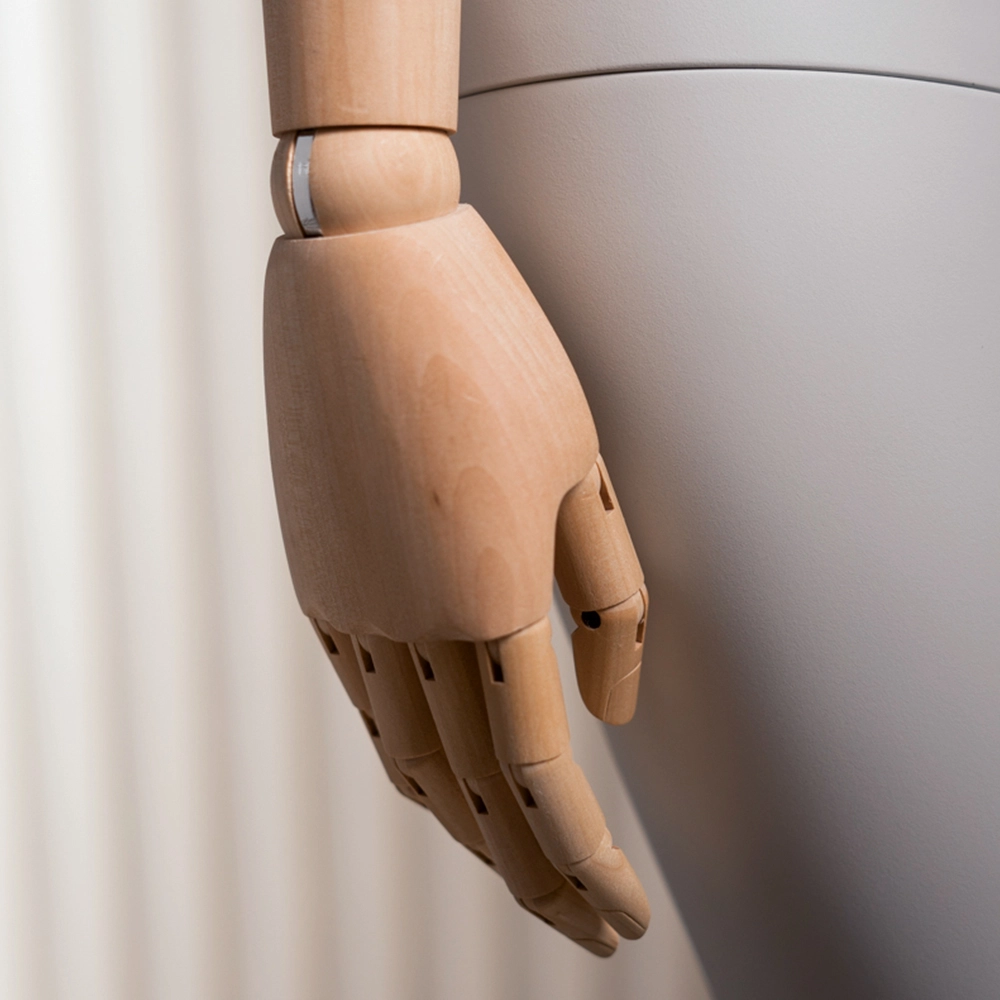 wooden articulated hand from the essential collection